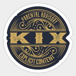 Kix Vintage Ornament Sticker